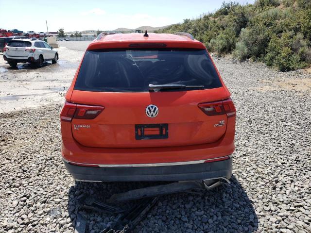  VOLKSWAGEN TIGUAN 2018 Pomarańczowy