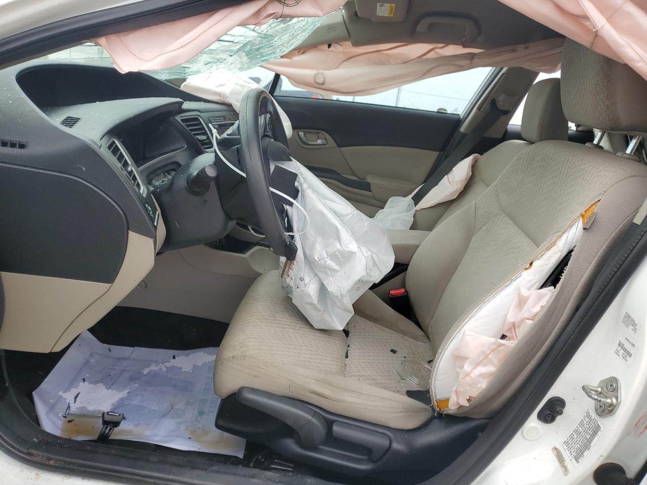 2014 Honda Civic Lx VIN: 19XFB2F5XEE021326 Lot: 60594565