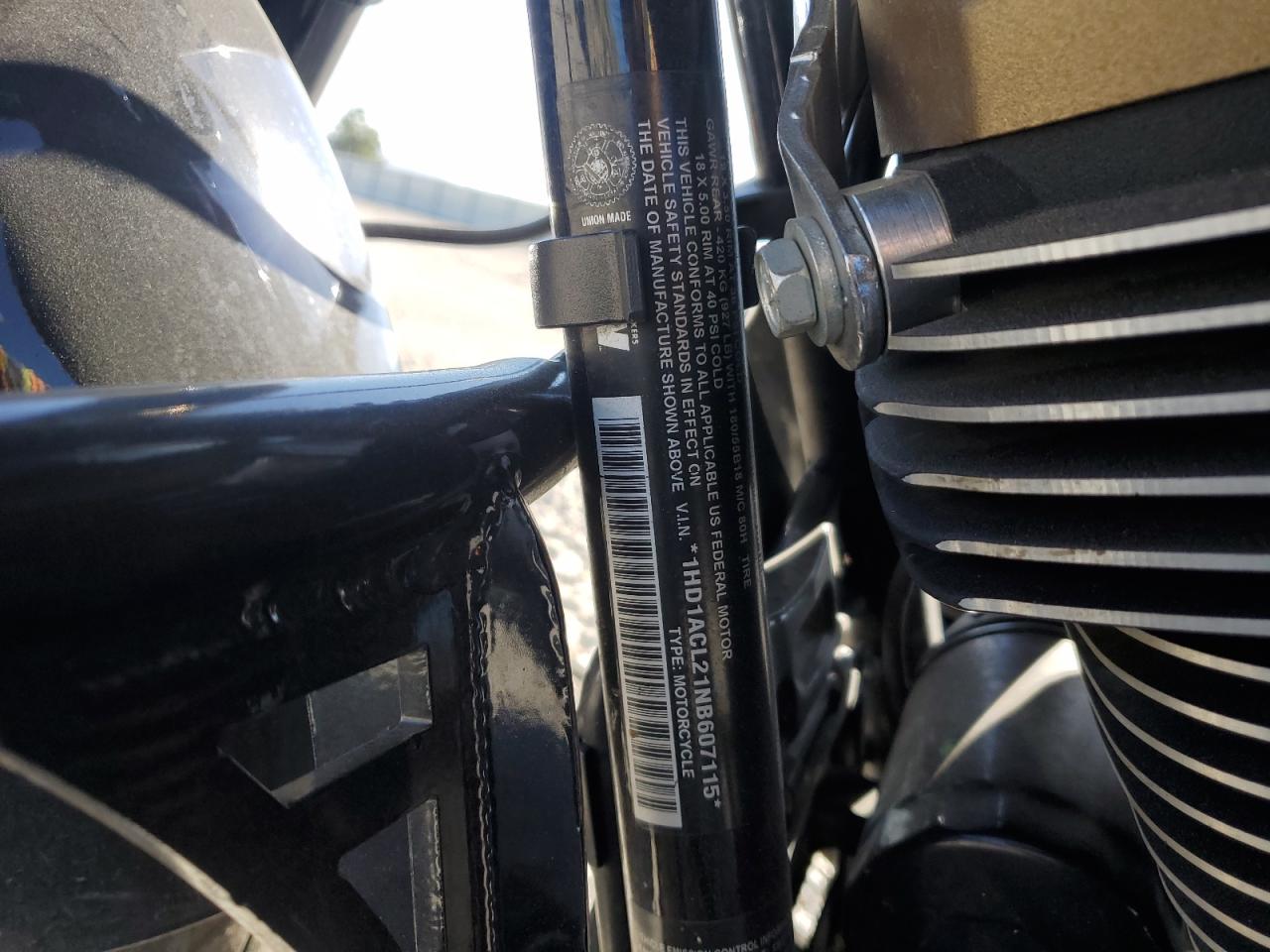 2022 Harley-Davidson Fltrxst VIN: 1HD1ACL21NB607115 Lot: 59717015