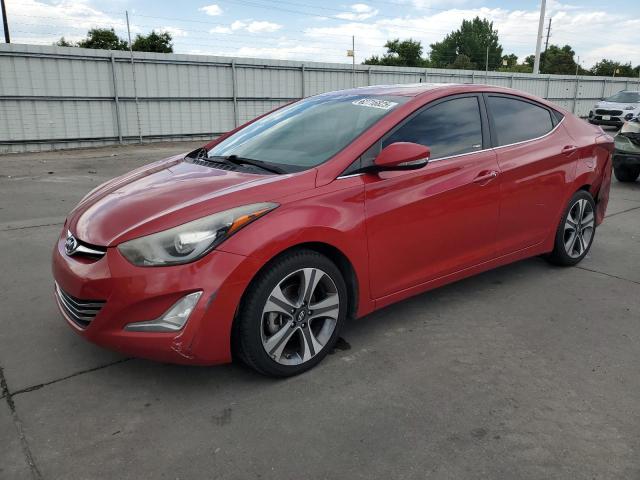  HYUNDAI ELANTRA 2014 Czerwony
