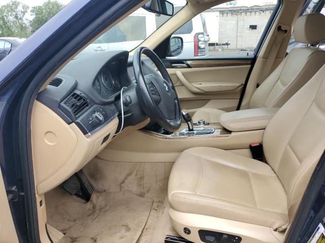 Паркетники BMW X3 2013 Синий