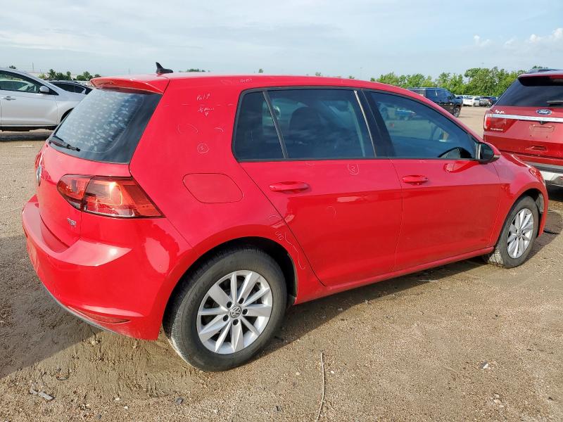  VOLKSWAGEN GOLF 2017 Красный
