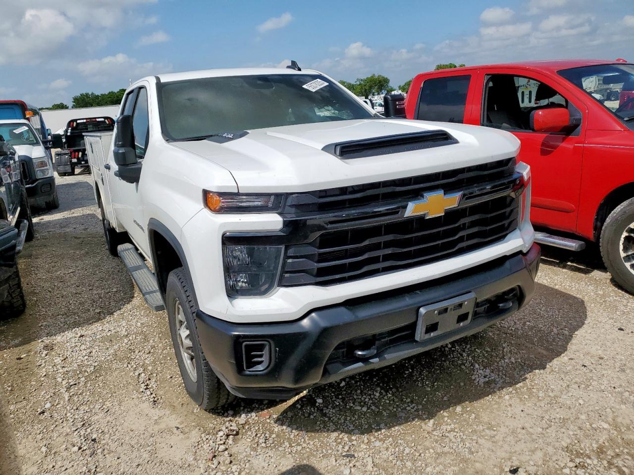 2024 Chevrolet Silverado K2500 Heavy Duty na sprzedaż w Wilmer, TX - Burn - Interior