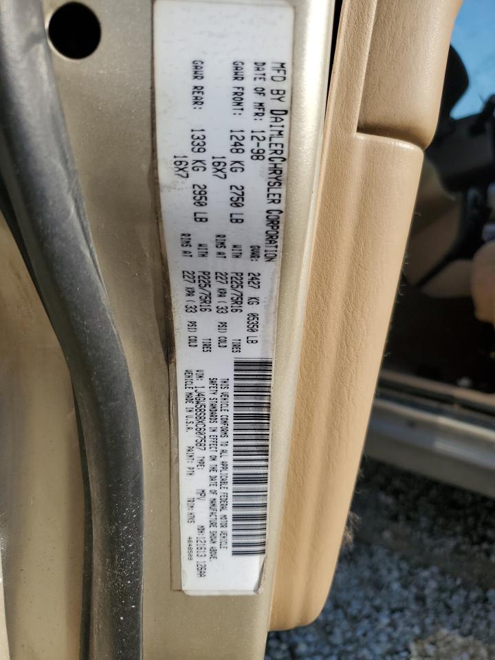 1999 Jeep Grand Cherokee Laredo VIN: 1J4GW58S8XC607587 Lot: 62168865