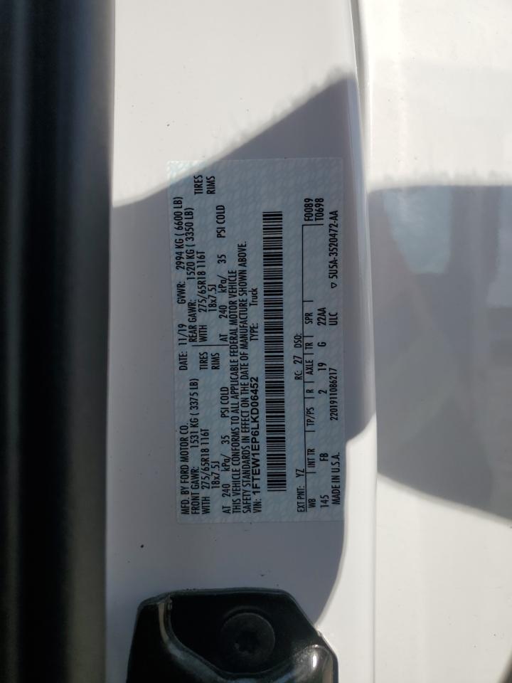 1FTEW1EP6LKD06452 FORD F-150 2020