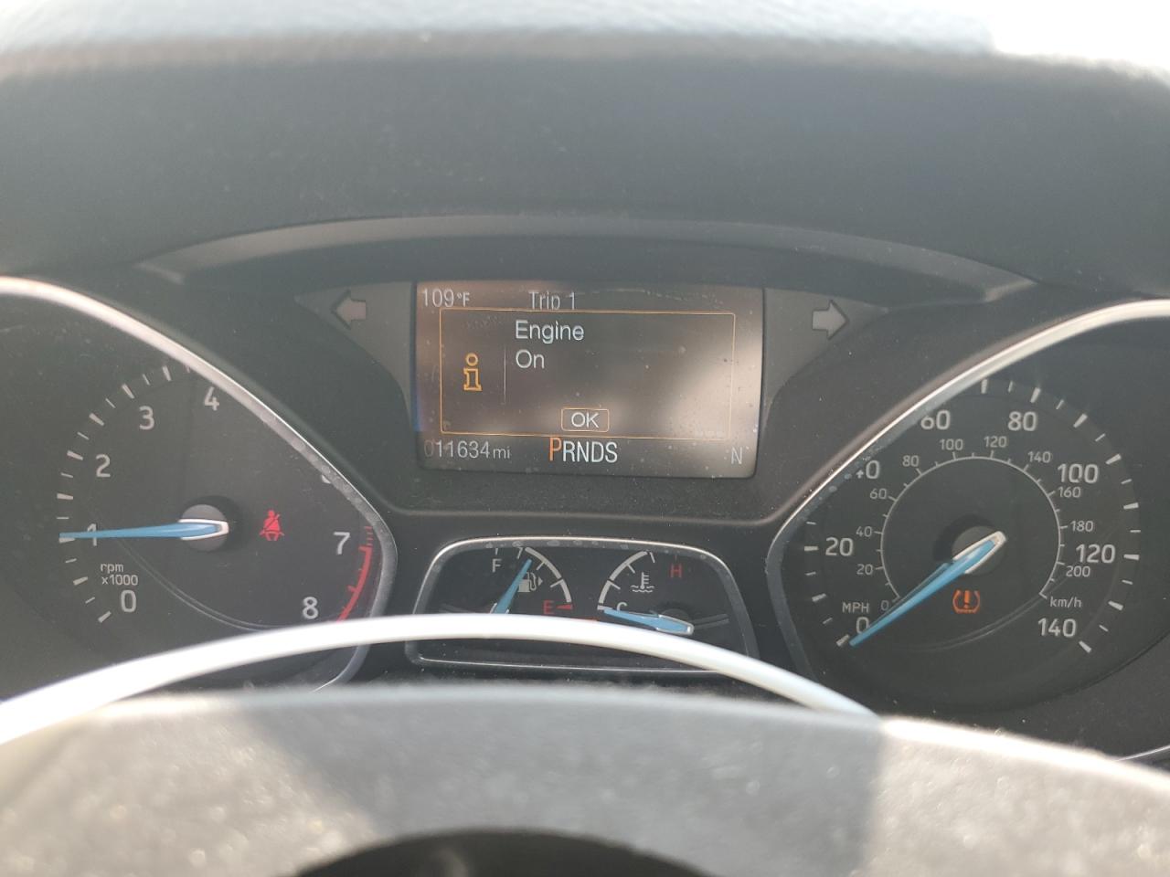 FORD FOCUS 2016 VIN 1FADP3F23GL288232 фото 9