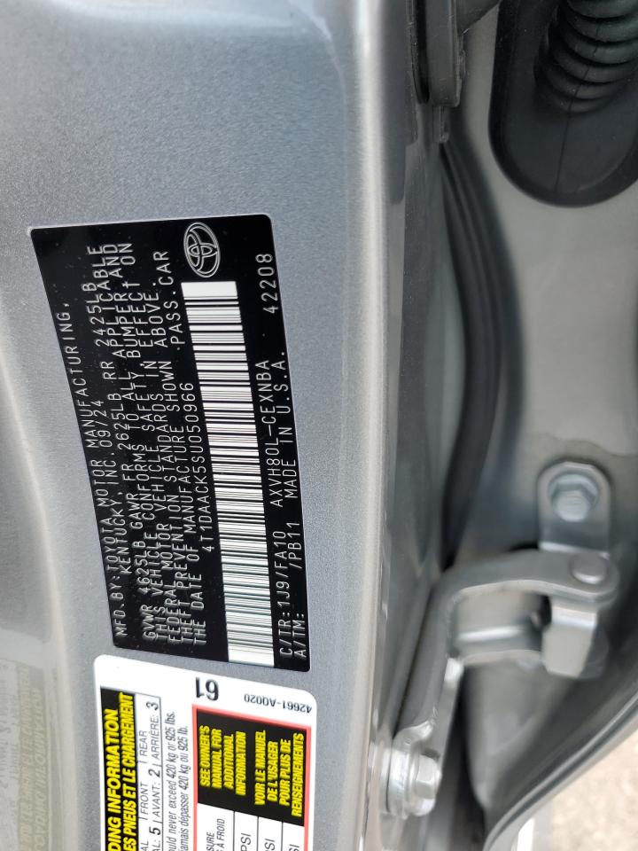 4T1DAACK5SU050966 TOYOTA CAMRY 2025