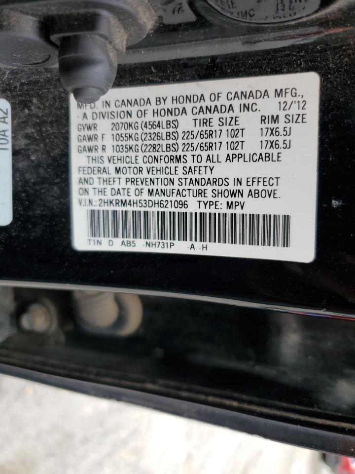 2013 Honda Cr-V Ex VIN: 2HKRM4H53DH621096 Lot: 63082255