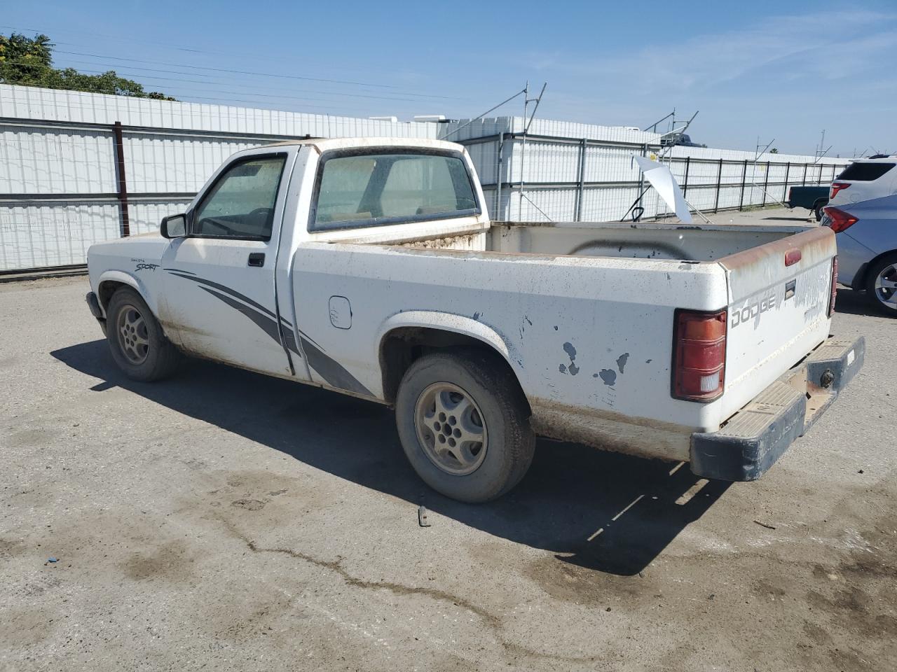 1995 Dodge Dakota white null gas 1B7FL26P3TS551839 photo #3
