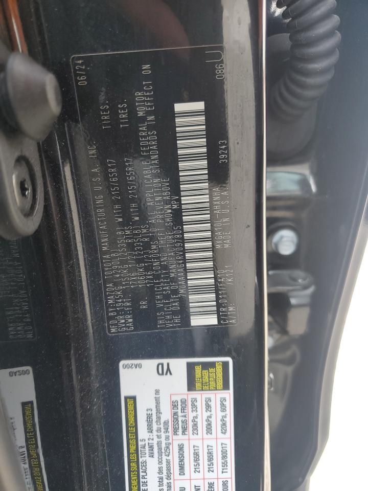 7MUAAAAG4RV097805 TOYOTA COROLLA CR 2024