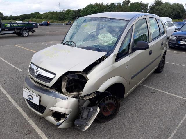 2008 VAUXHALL MERIVA LIF for sale at Copart SANDTOFT