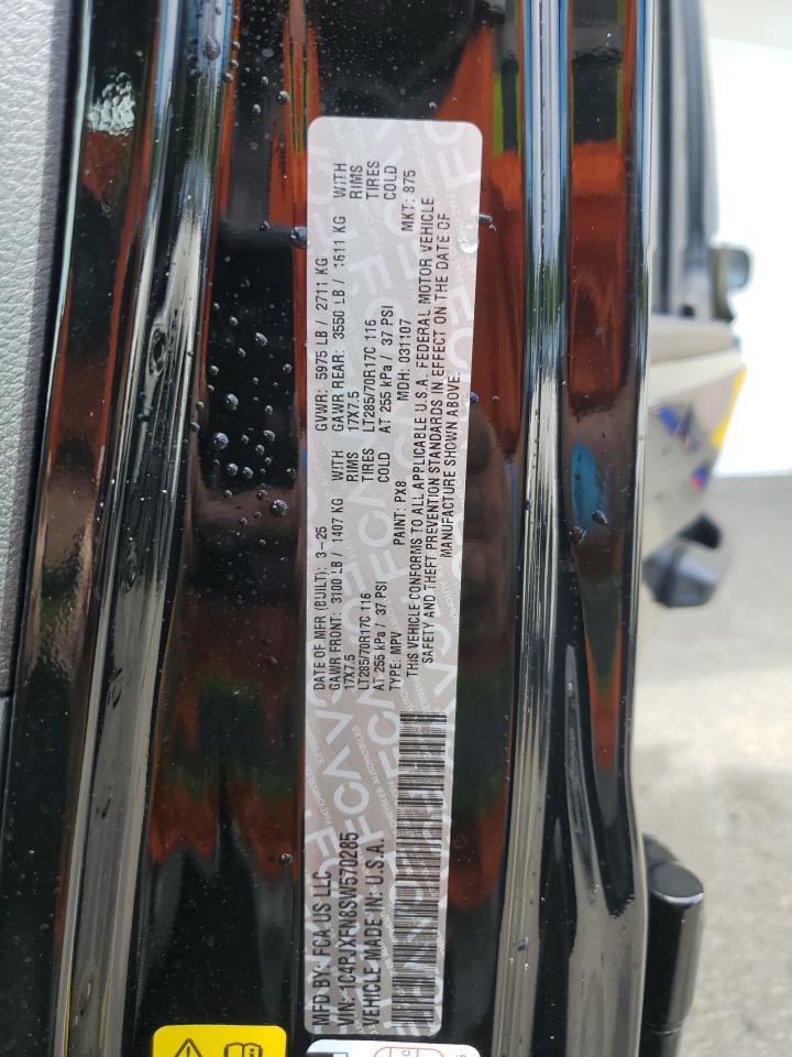 2025 Jeep Wrangler Rubicon VIN: 1C4PJXFN8SW570285 Lot: 62499715