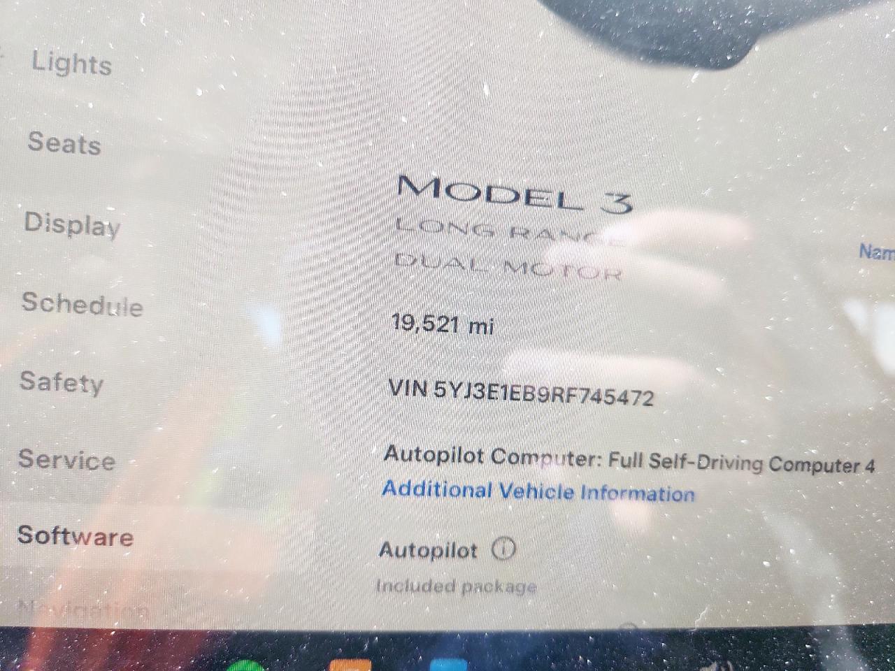 2024 Tesla Model 3 VIN: 5YJ3E1EB9RF745472 Lot: 60896675