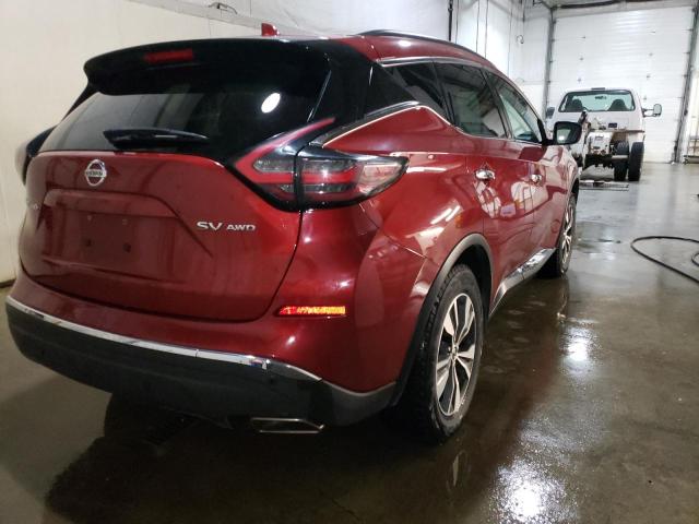  NISSAN MURANO 2020 Burgundy