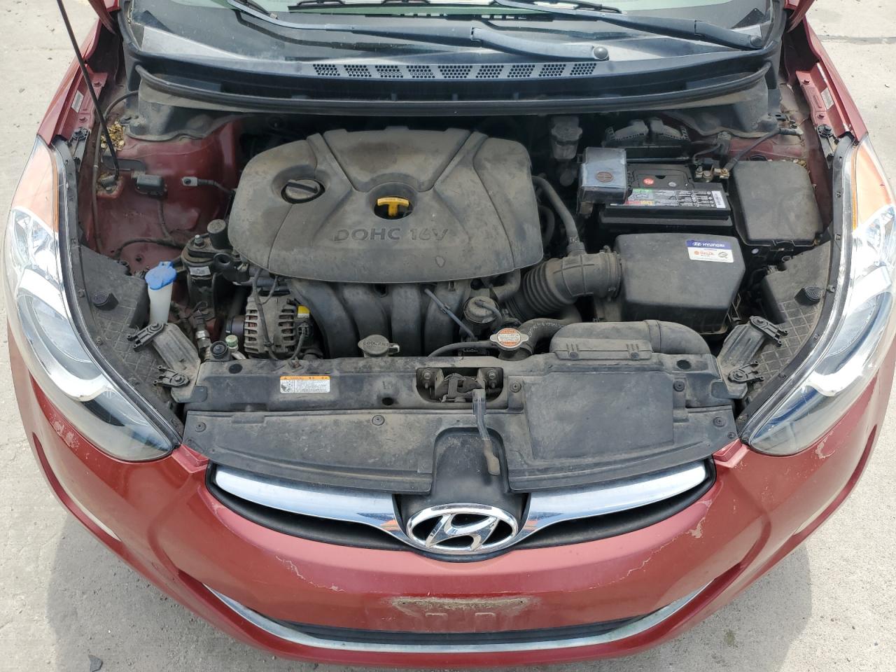 2012 Hyundai Elantra Gls VIN: KMHDH4AE0CU180598 Lot: 60310805