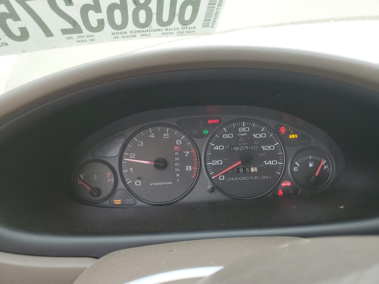 1998 Acura Integra Ls VIN: JH4DC4451WS015284 Lot: 60865275