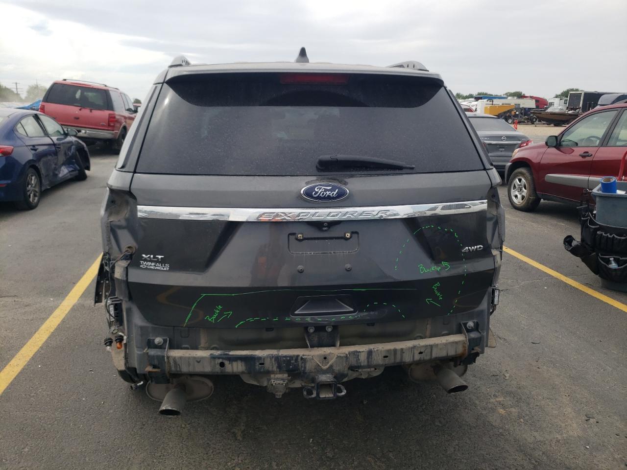 1FM5K8D88HGA60086 FORD EXPLORER 2017