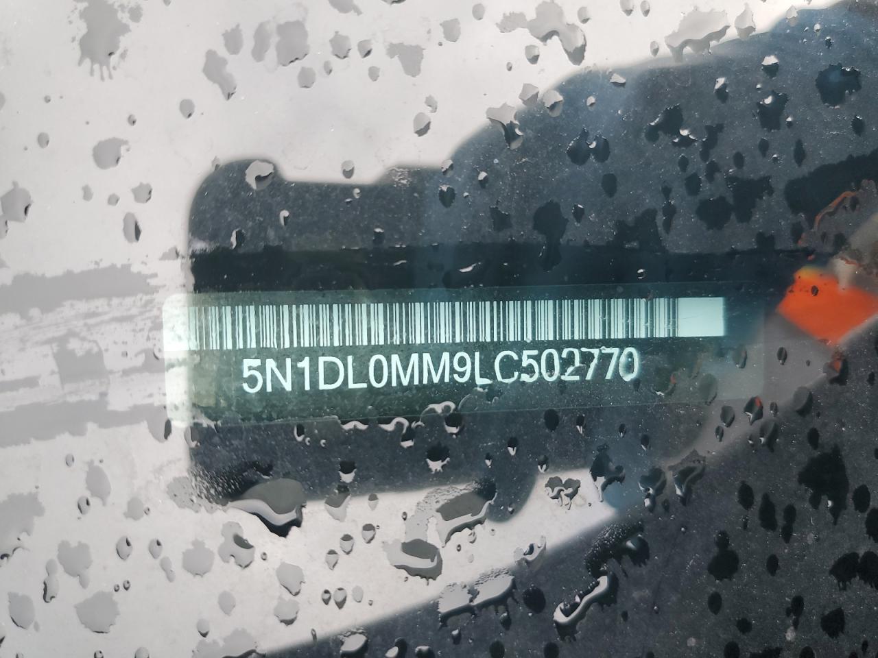 2020 Infiniti Qx60 Luxe VIN: 5N1DL0MM9LC502770 Lot: 61665375