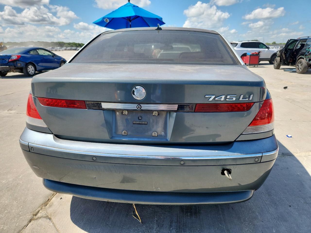 2003 BMW 745 Li VIN: WBAGN63433DR14772 Lot: 62383115