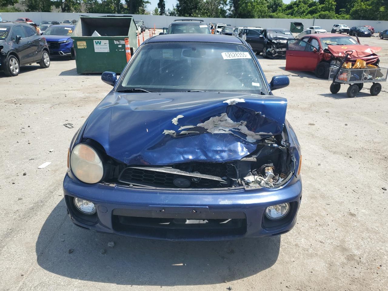 SUBARU IMPREZA 2002 VIN JF1GD67552G521268 zdjęcie 5
