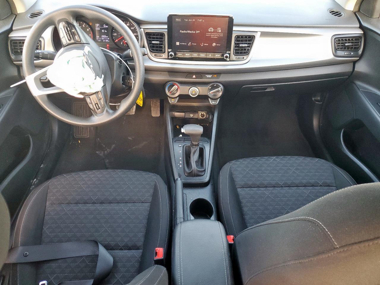 2022 Kia Rio Lx VIN: 3KPA24AD6NE504381 Lot: 62180475