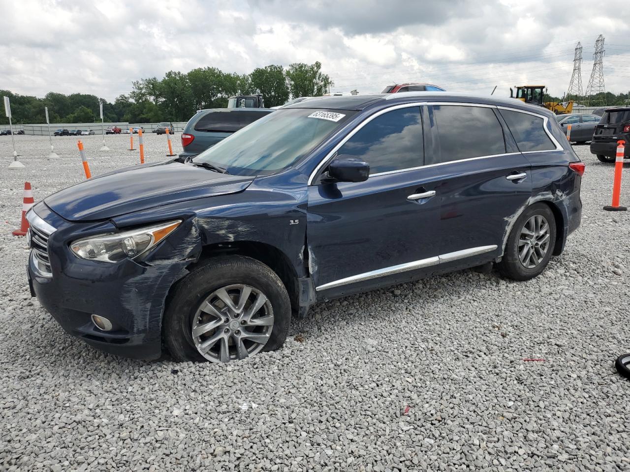 2015 Infiniti Qx60 VIN: 5N1AL0MM5FC543162 Lot: 63165395