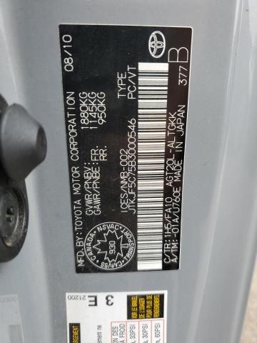 2011 TOYOTA SCION TC 