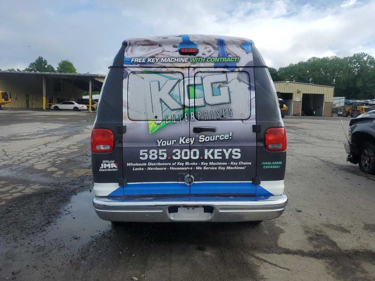 2002 Dodge Ram Van B1500 VIN: 2B6HB11X72K132922 Lot: 60356495