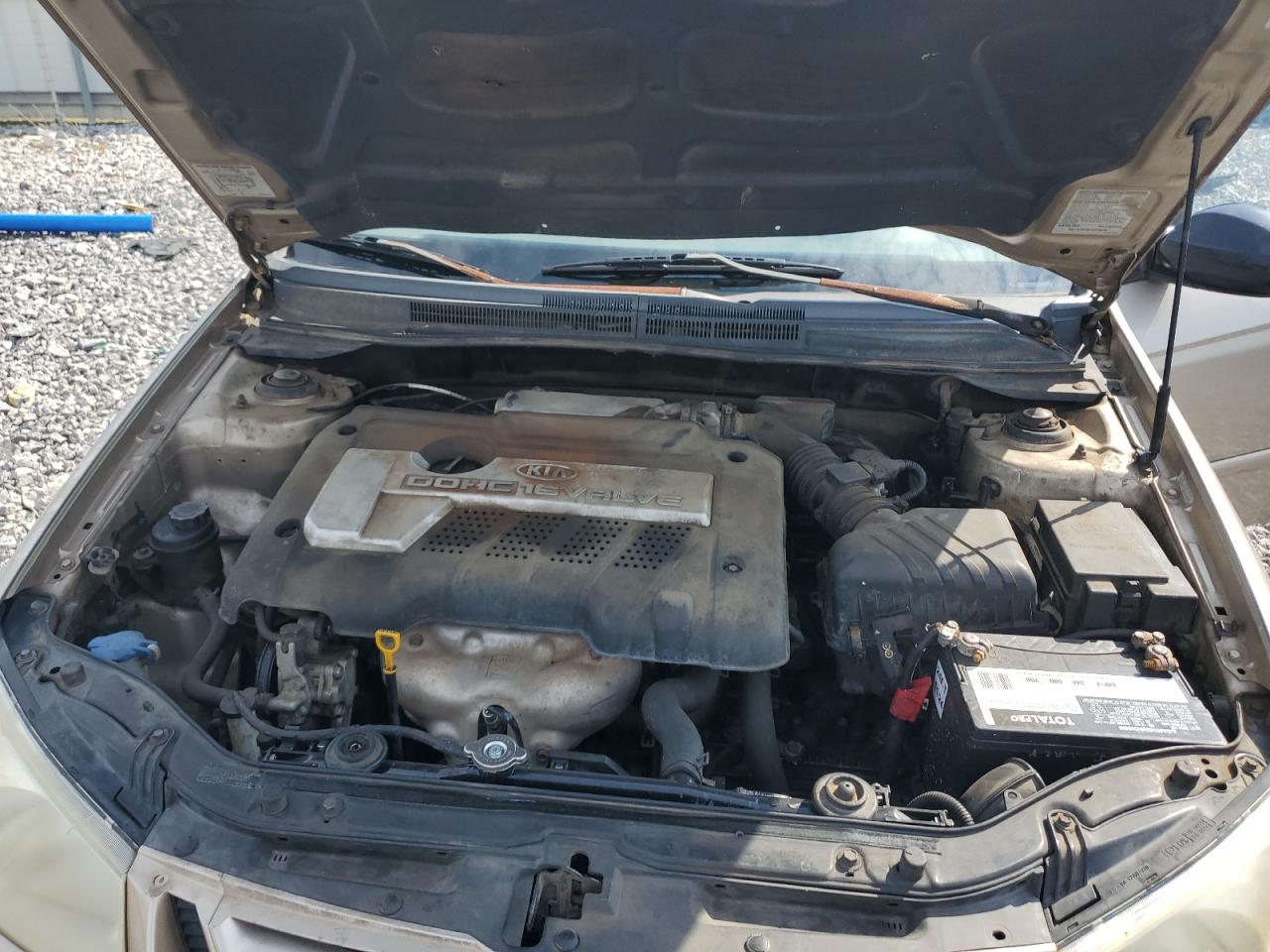 2006 Kia Spectra Lx VIN: KNAFE121865283747 Lot: 62387455