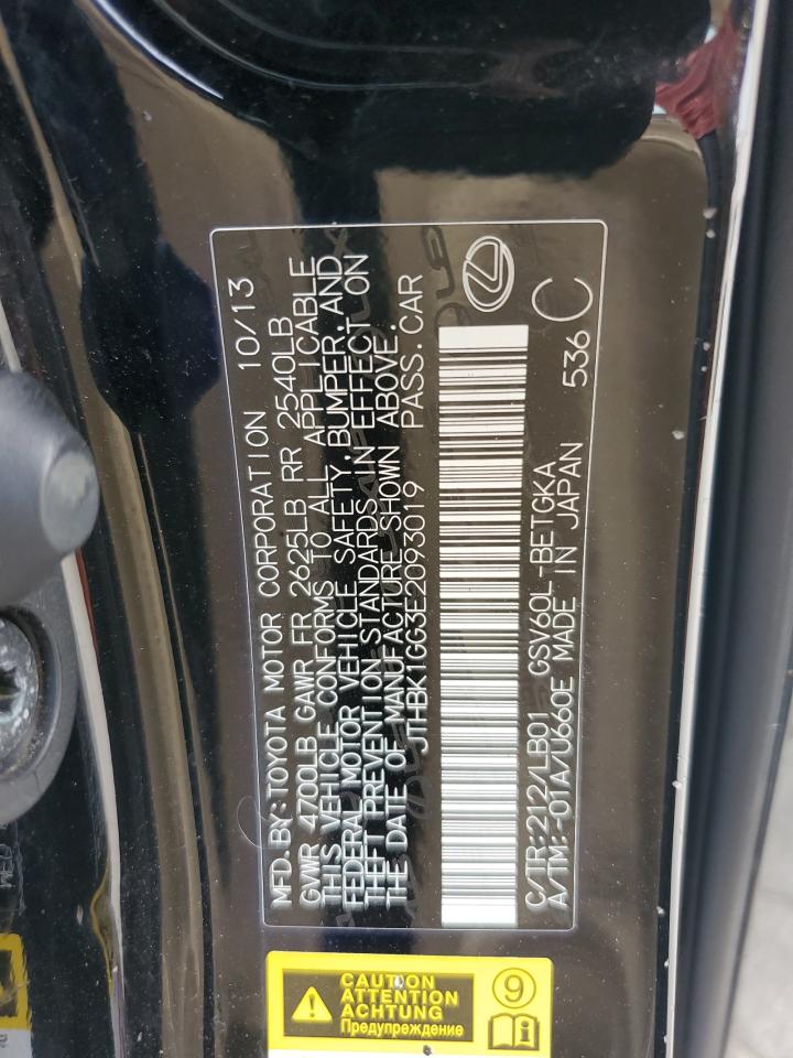 LEXUS ES350 2014 VIN JTHBK1GG3E2093019 zdjęcie 12