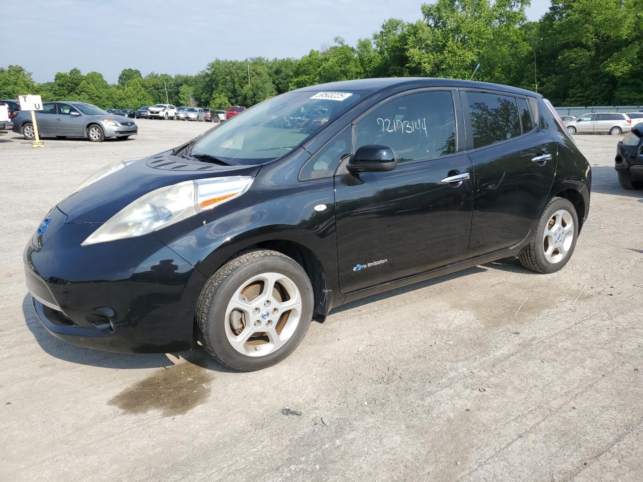 2012 Nissan Leaf Sv იყიდება Ellwood City-ში, PA - Rear End