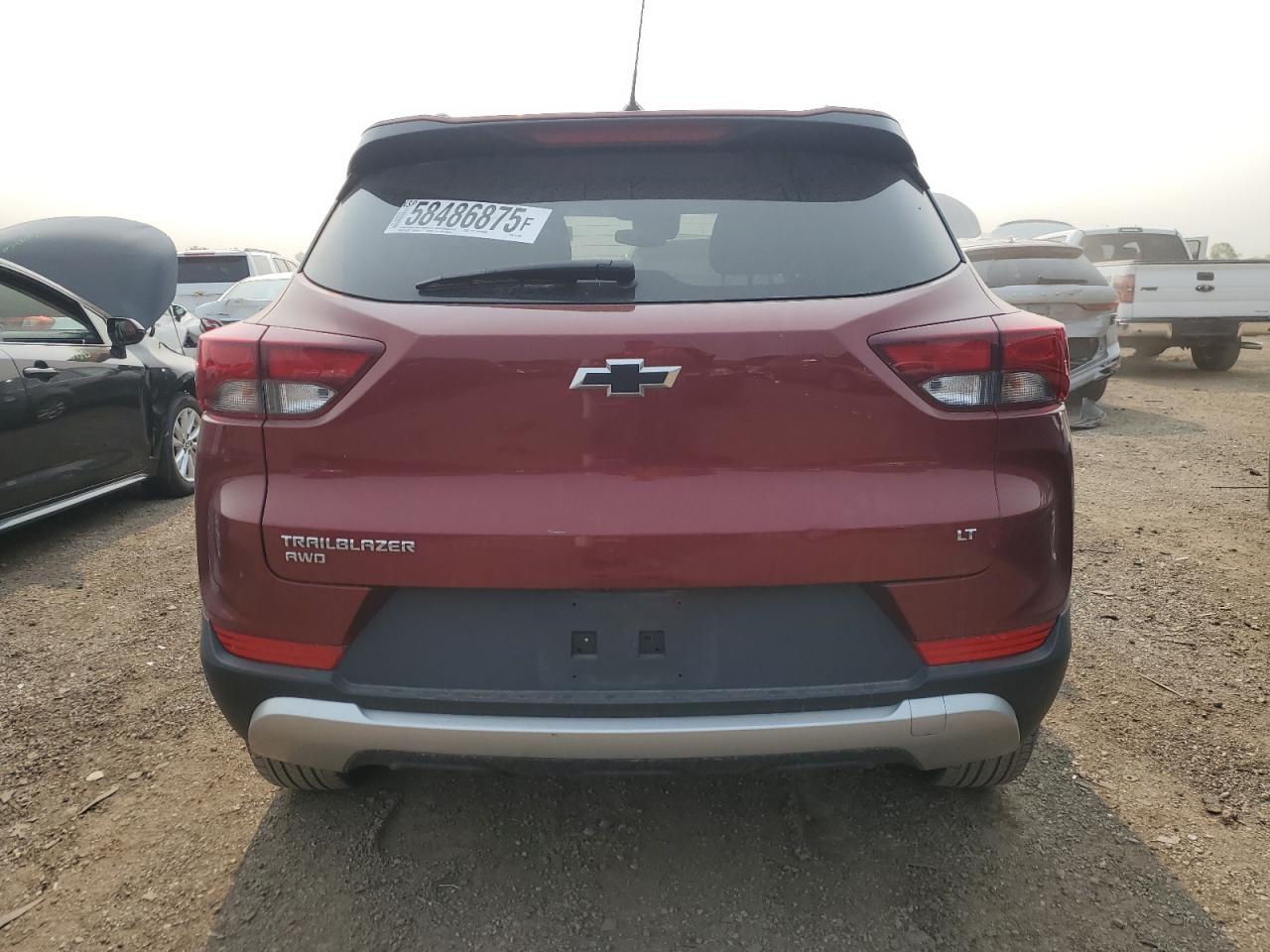 2022 Chevrolet Trailblazer Lt VIN: KL79MRSL1NB013596 Lot: 58486875