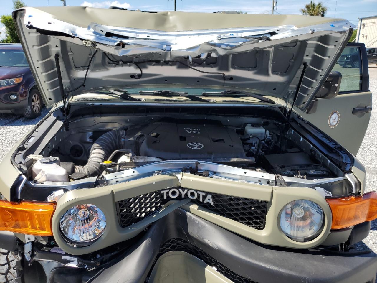 2008 Toyota Fj Cruiser VIN: JTEZU11FX80019277 Lot: 61400935