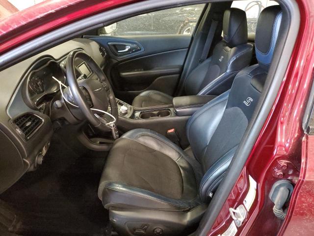  CHRYSLER 200 2015 Бордовий