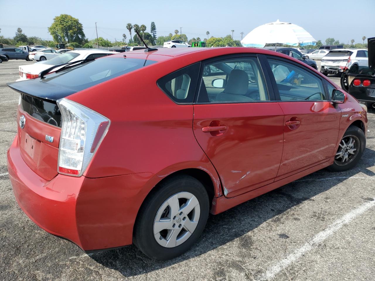 TOYOTA PRIUS 2010 VIN JTDKN3DU6A0014513 фото 3