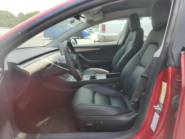  TESLA MODEL 3 2022 Red