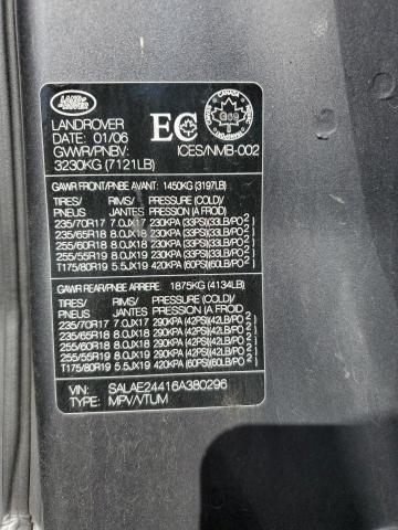 2006 LAND ROVER LR3   