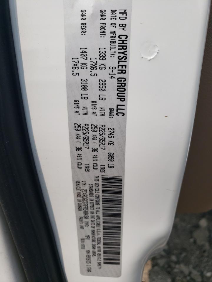 2015 Dodge Grand Caravan Sxt VIN: 2C4RDGCG7FR548430 Lot: 59207865