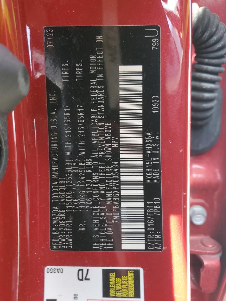 7MUFBABGXPV005434 TOYOTA COROLLA CR 2023