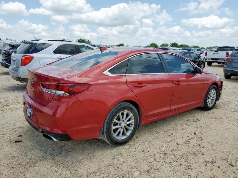  HYUNDAI SONATA 2018 Czerwony