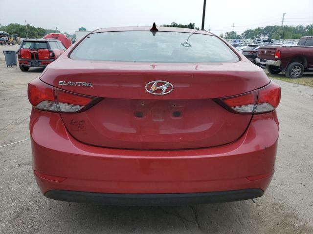  HYUNDAI ELANTRA 2014 Czerwony