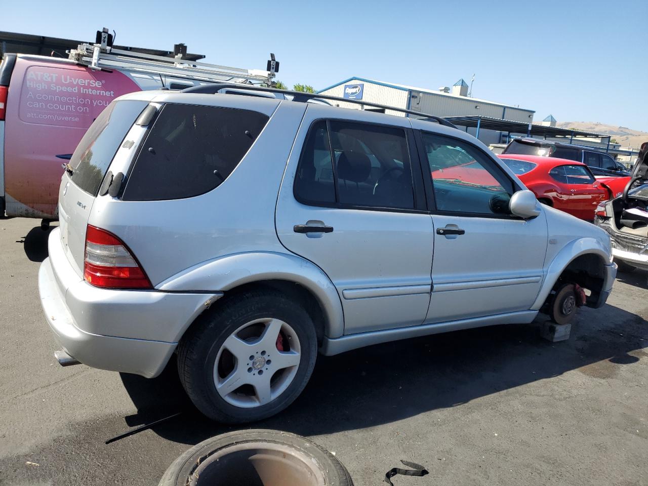 2001 Mercedes-Benz Ml 55 silver null gas 4JGAB74E01A222302 photo #4
