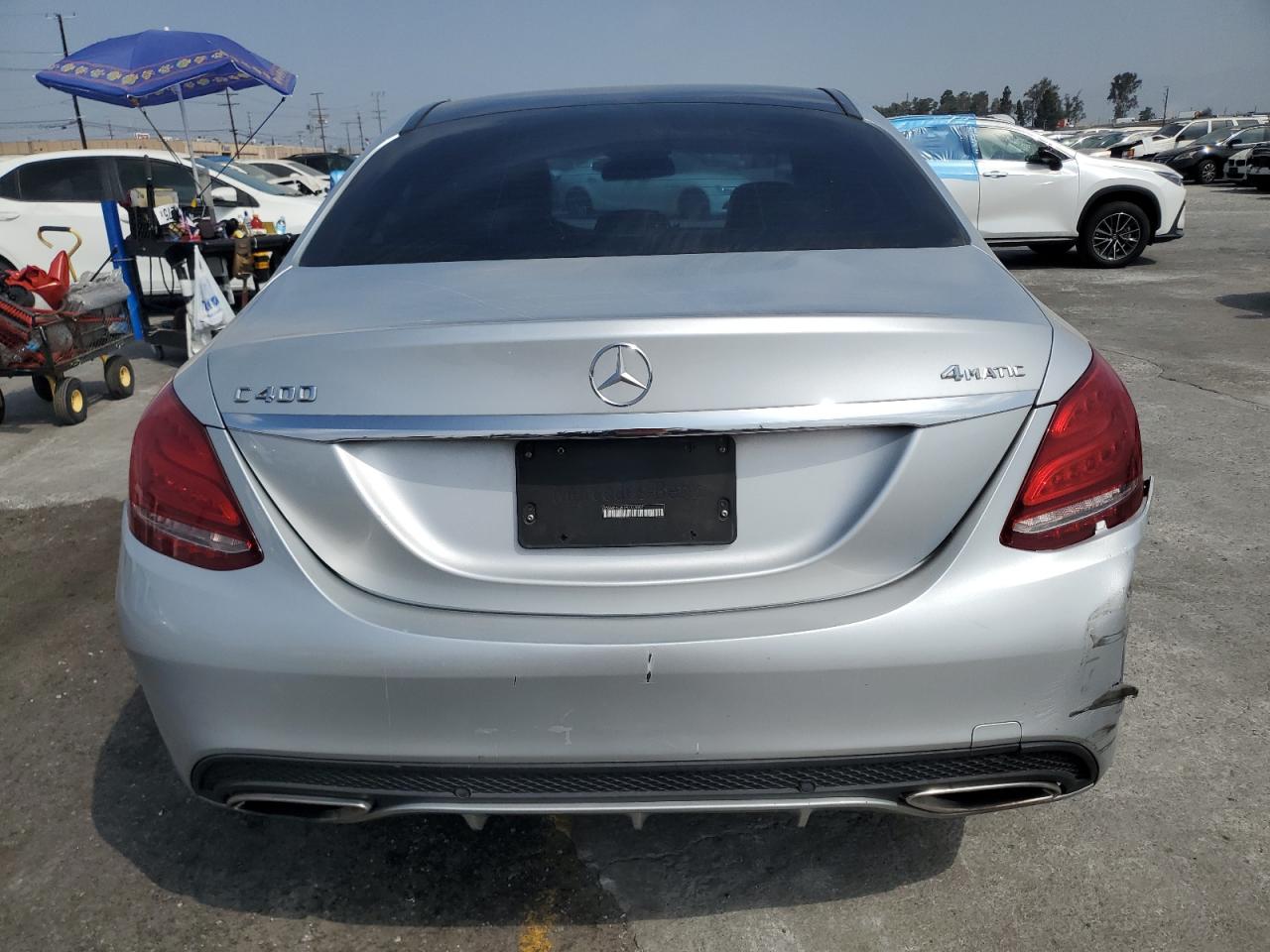 2015 Mercedes-Benz C 400 4Matic VIN: 55SWF6GB1FU023007 Lot: 62494415