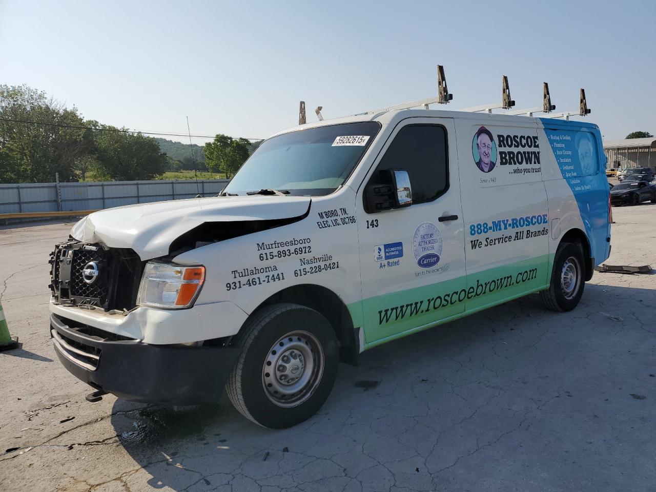 2016 Nissan Nv 2500 S for Sale in Lebanon, TN - Front End