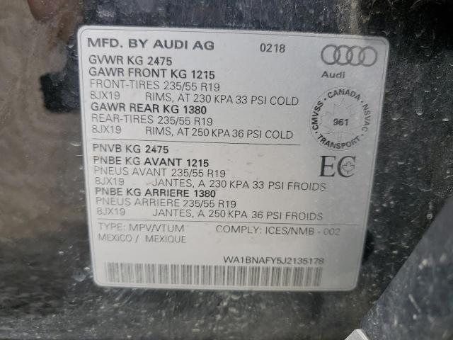 2018 AUDI Q5 PREMIUM PLUS  