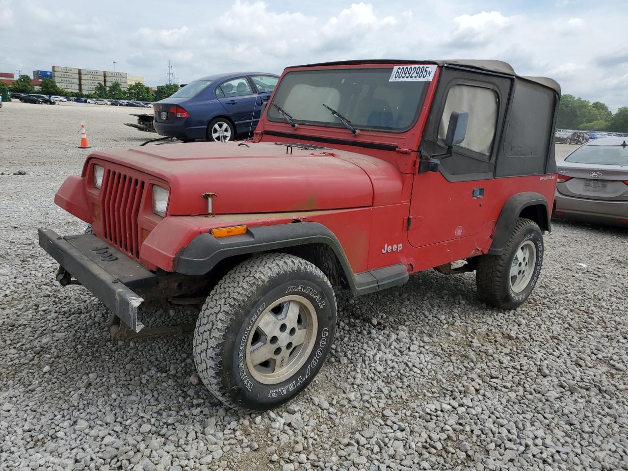 1993 Jeep Wrangler / Yj S იყიდება Columbus-ში, OH - Normal Wear