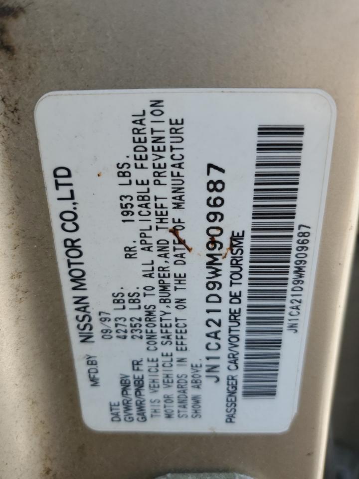 1998 Nissan Maxima Gle VIN: JN1CA21D9WM909687 Lot: 61726465