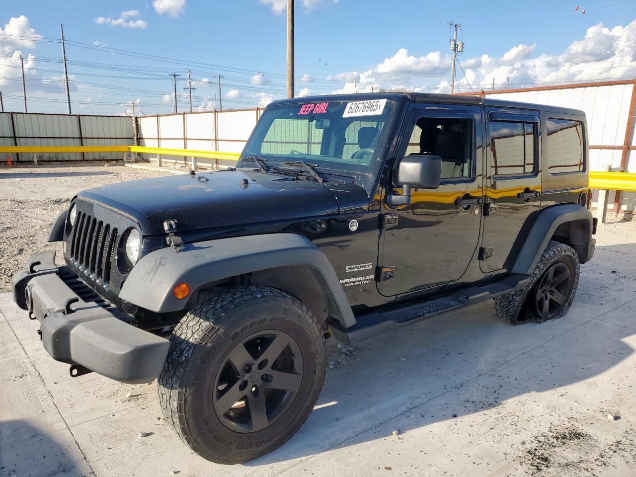 JEEP WRANGLER 2016 VIN 1C4BJWDG5GL325168