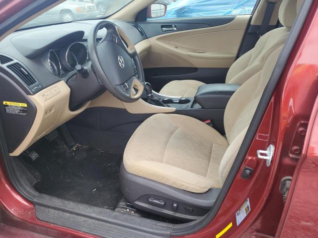  HYUNDAI SONATA 2014 Czerwony