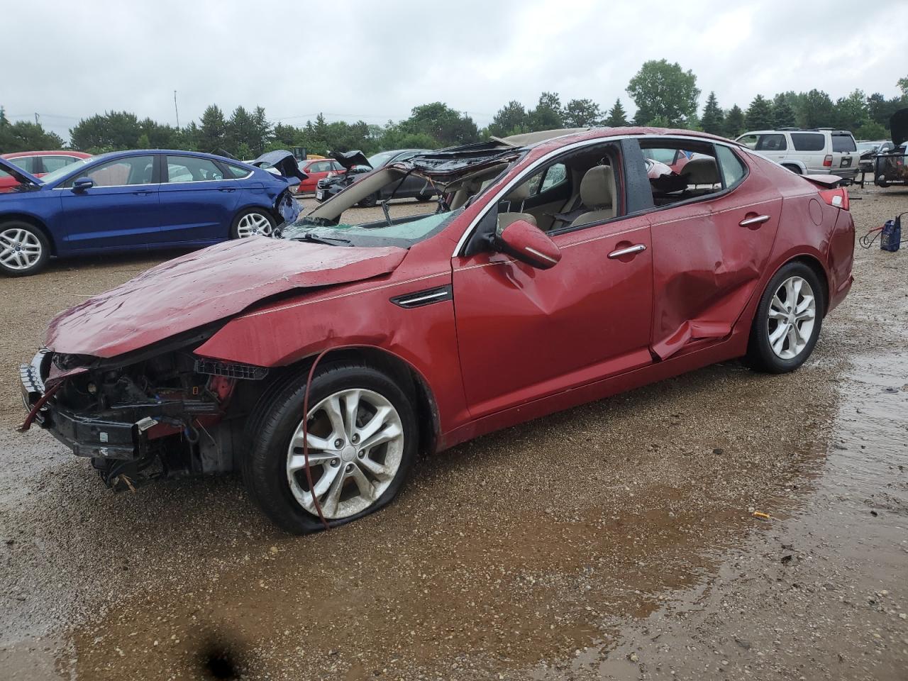 2013 Kia Optima Ex for Sale in Elgin, IL - Rollover